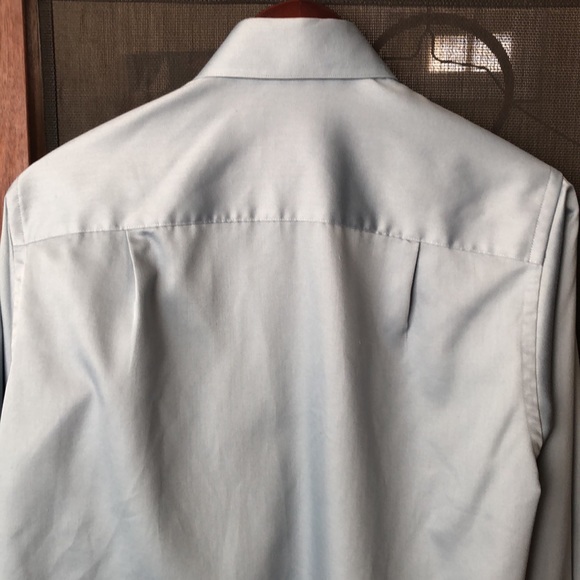 Geoffrey Beene men’s small 14 1/2 32/33 wrinkle free sateen 55% cotton Egypt - Picture 6 of 7